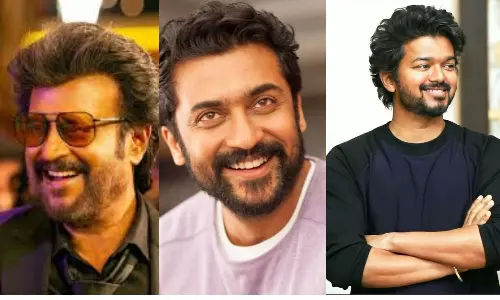 Suriya outwits Rajinikanth and Vijay with ‘Kanguva’ Suriya outwits Rajinikanth and Vijay with ‘Kanguva’