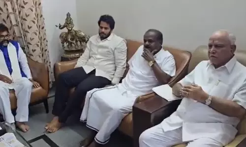 Karnataka: Union Ministers Son in Channapatna By-Poll Fray