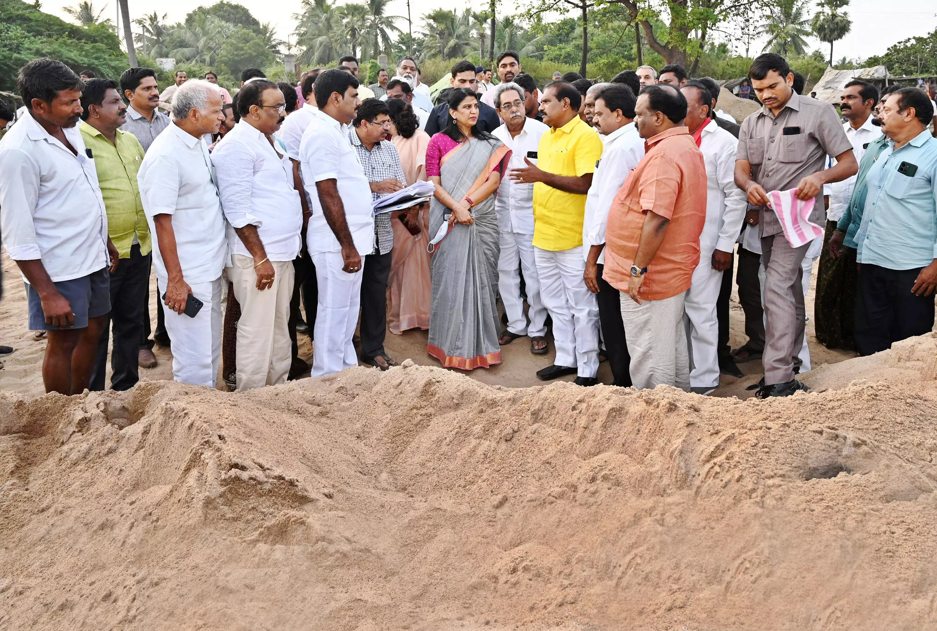Sand will be given free of cost: Nimmala Ramanaidu Sand will be given free of cost: Nimmala Ramanaidu