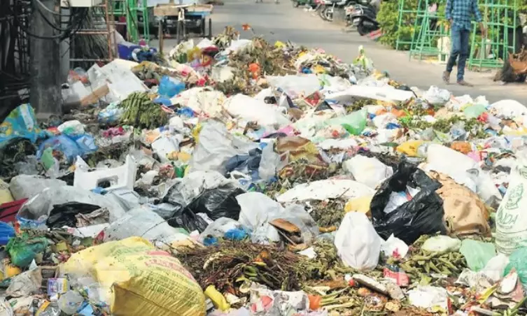 Garbage piling up in Vizag as CLAP drivers go on strike