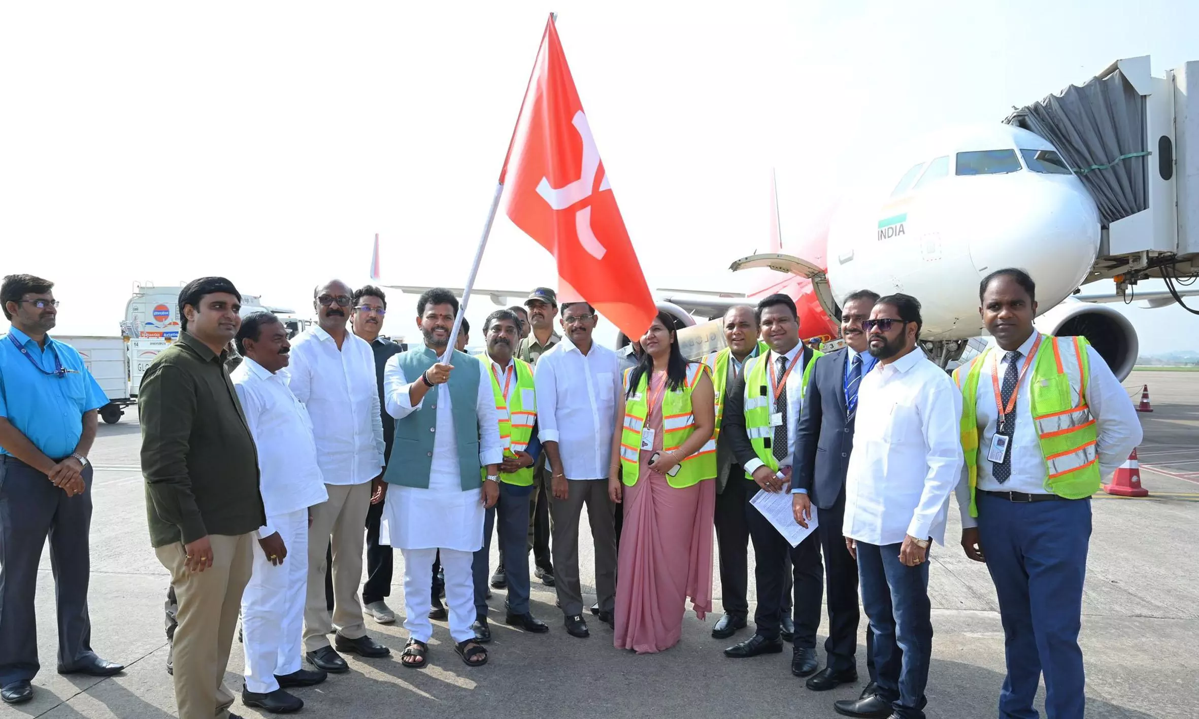 Aviation Minister Starts Two New Vizag-Vijayawada Flights Aviation Minister Starts Two New Vizag-Vijayawada Flights