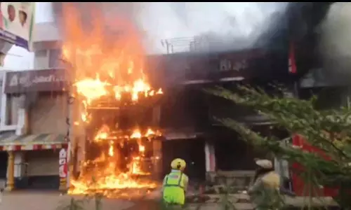 Fire Destroys Properties Worth Rs 10 Cr in Jangaon