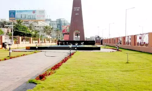 Laser show debuts over Victory at Sea memorial in Vizag