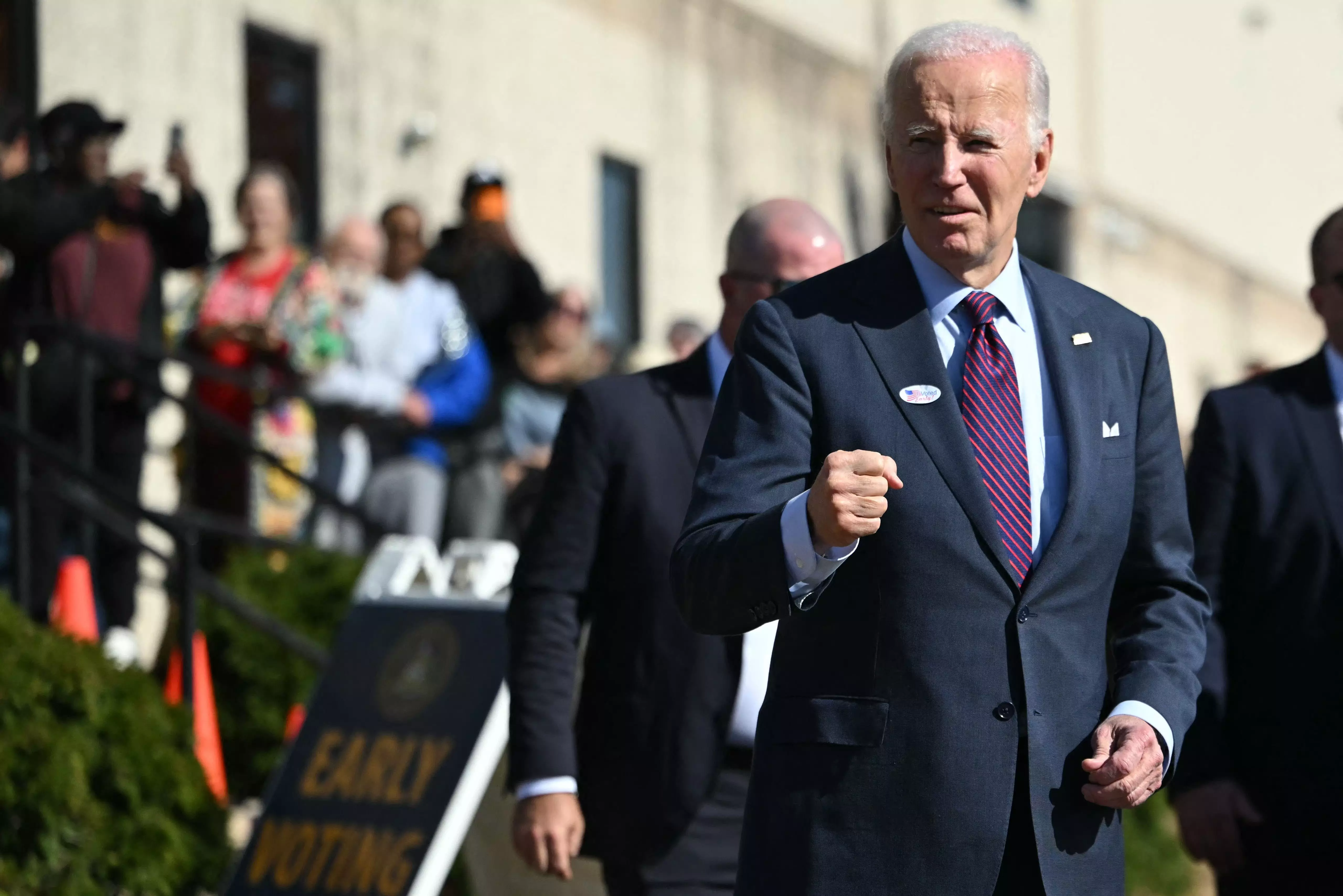 Biden casts 2024 election ballot near his Delaware home Biden casts 2024 election ballot near his Delaware home