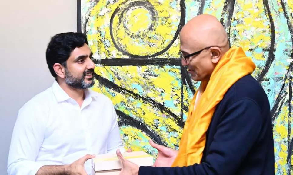 Lokesh Seeks Microsoft’s Help for Digital Governance in AP Lokesh Seeks Microsoft’s Help for Digital Governance in AP