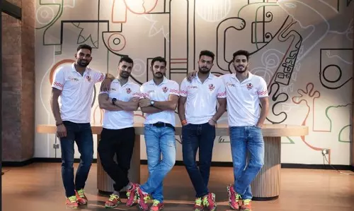 Gujarat Giants Spend a fun day out at District150, The Quorum in Hyderabad