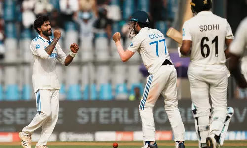 Third Test: Jadeja, Washington star as India bowl out NZ for 235