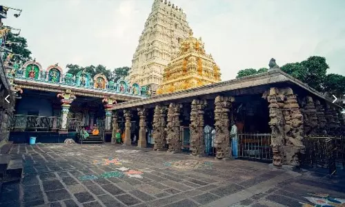 Karthika Mahotsavam Begins on Grand Scale at Srisailam