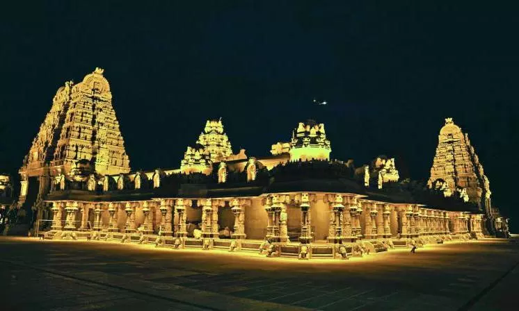 Yadadri Temple Likely to Get Special Protection Force Ahead of Gold Coating
