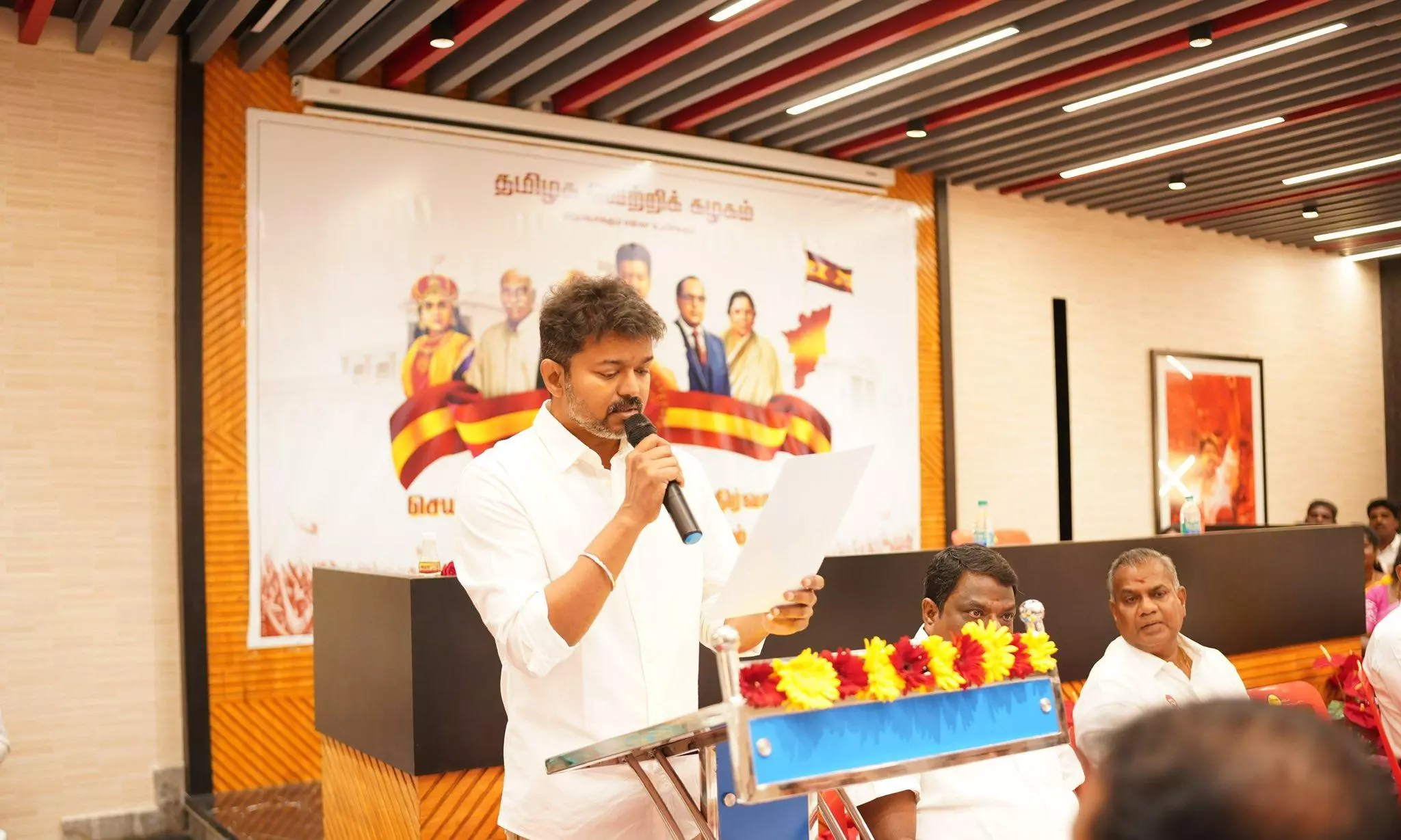 Vijay Slams BJP’s ONOE Plan Vijay Slams BJP’s ONOE Plan