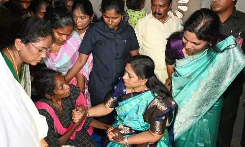 Anitha visits family of minor rape victim, vows severe punishment for accused
