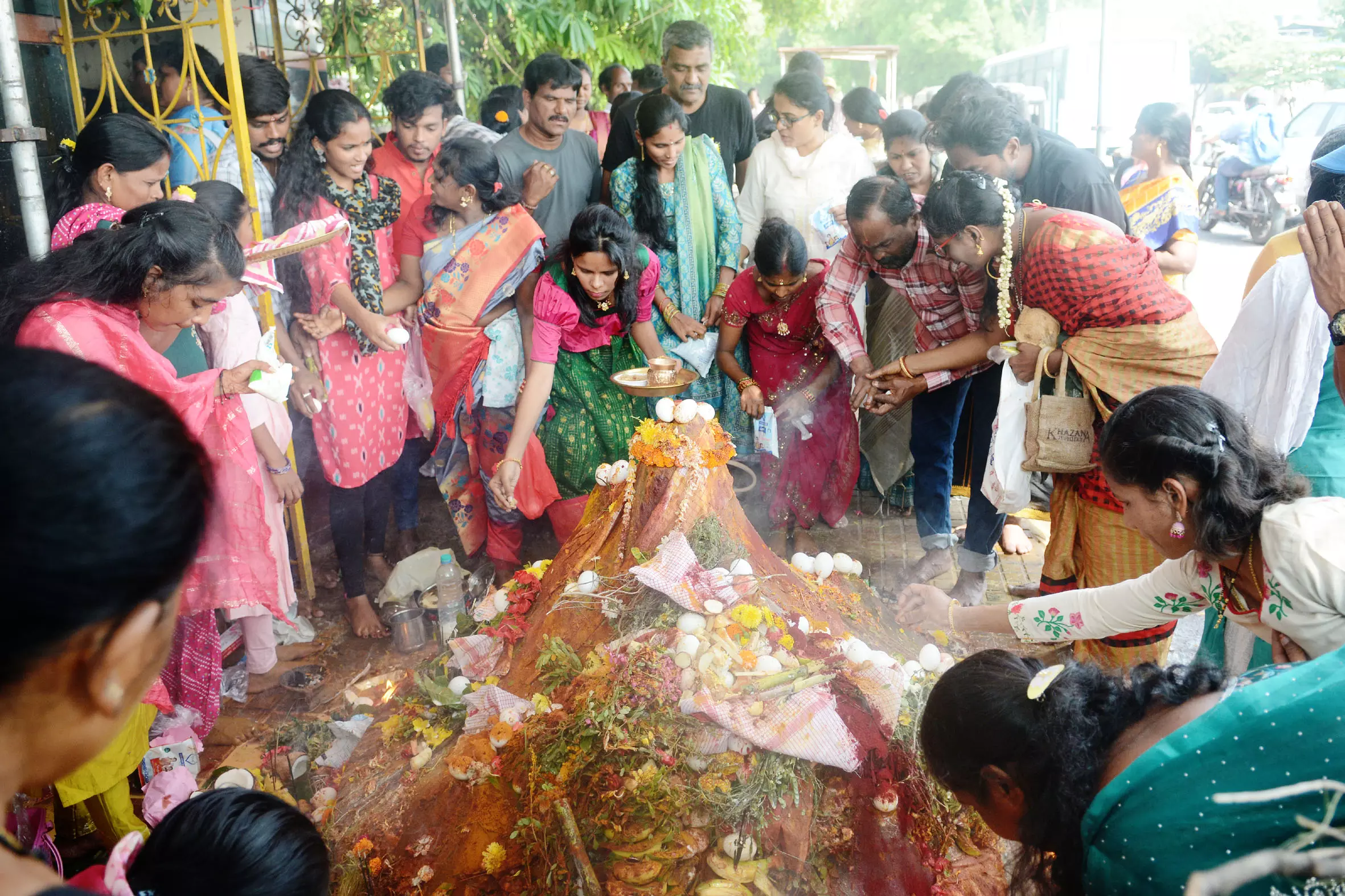 Nagula Chavithi Celebrated with Traditional Fervour in Visakhapatnam Nagula Chavithi Celebrated with Traditional Fervour in Visakhapatnam