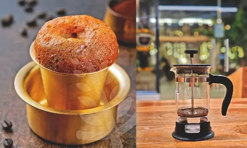 A French twist to South Indian filter coffee