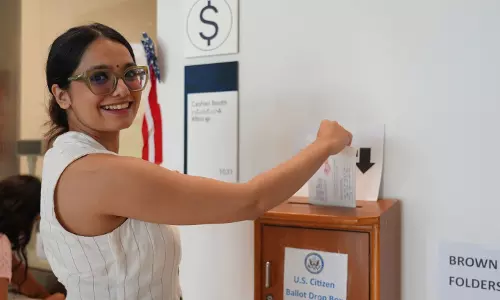 Americans voted for US polls from Hyderabad