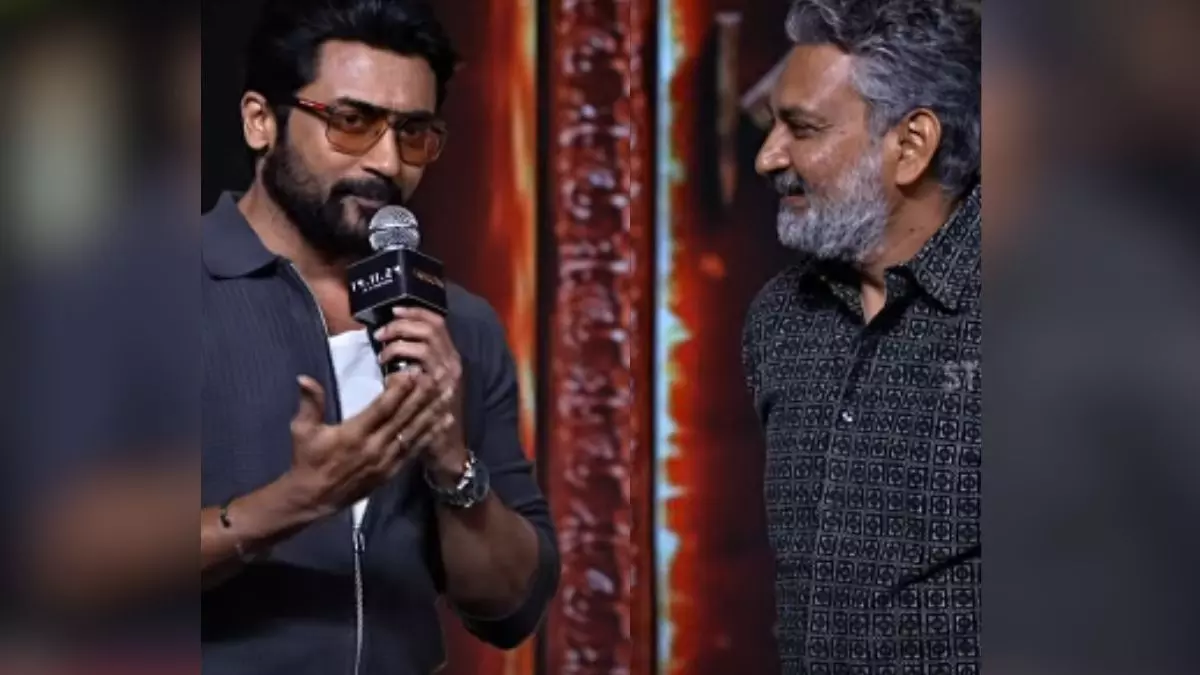 Rajamouli reveals Suriya inspired his Pan-India film journey Rajamouli reveals Suriya inspired his Pan-India film journey