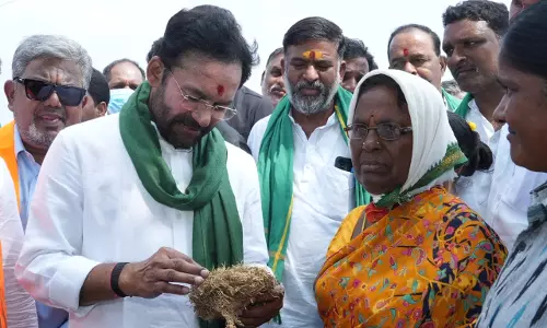Visit paddy fields, not Musi: Kishan Reddy