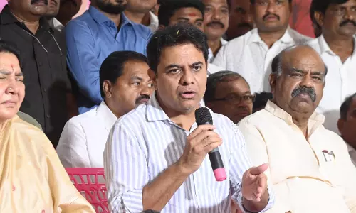 KTR meets Union Minister Khattar, alleges corruption in AMRUT tenders KTR meets Union Minister Khattar, alleges corruption in AMRUT tenders