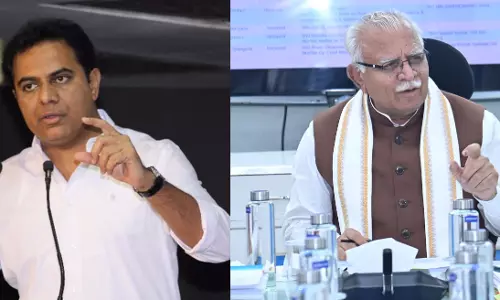 KTR meets Khattar, alleges corruption in AMRUT tenders