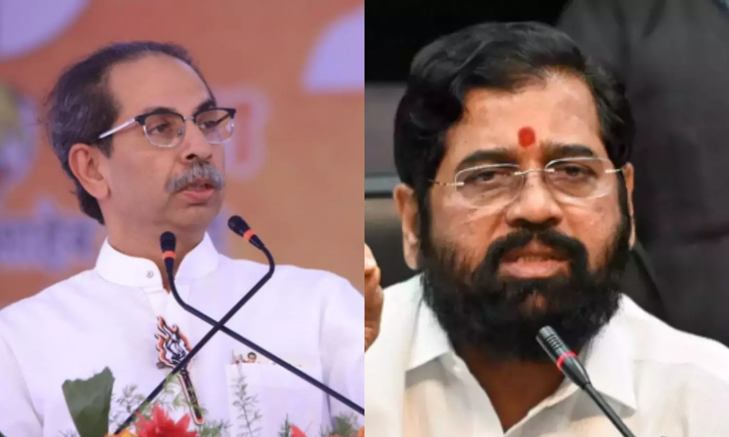 Shiv Sena factions clash at Shivaji Park during Shinde visit Shiv Sena factions clash at Shivaji Park during Shinde visit