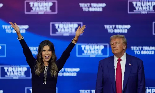 Trump nominates S Dakota Governor Kristi Noem as Homeland Security Secretary