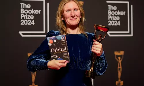 British writer Samantha Harveys space-station novel Orbital wins the Booker Prize for fiction