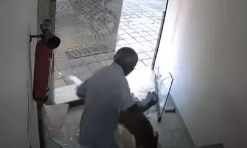 Kerala: Man Escapes Unhurt When Wild Boar Crashes into ATM Kerala: Man Escapes Unhurt When Wild Boar Crashes into ATM