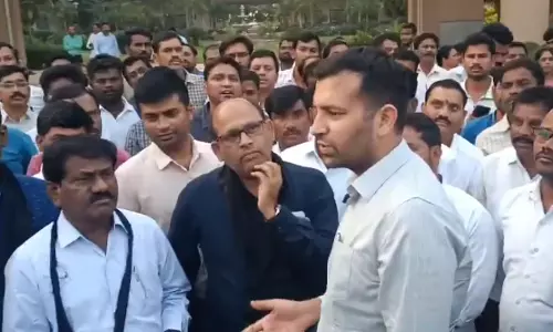Telangana Employees Protest Over Attack on Vikarabad Collector