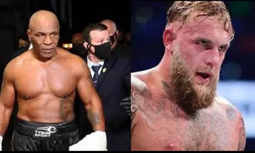 Mike Tyson concedes the role of villain to young foe in 58-year-olds fight with Jake Paul Mike Tyson concedes the role of villain to young foe in 58-year-olds fight with Jake Paul