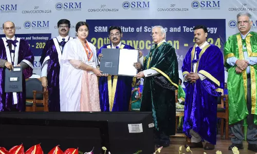 Over 10,000 awarded degrees in 20th SRMIST convocation