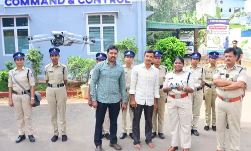 Women police to fly drones for crime prevention in NTR area