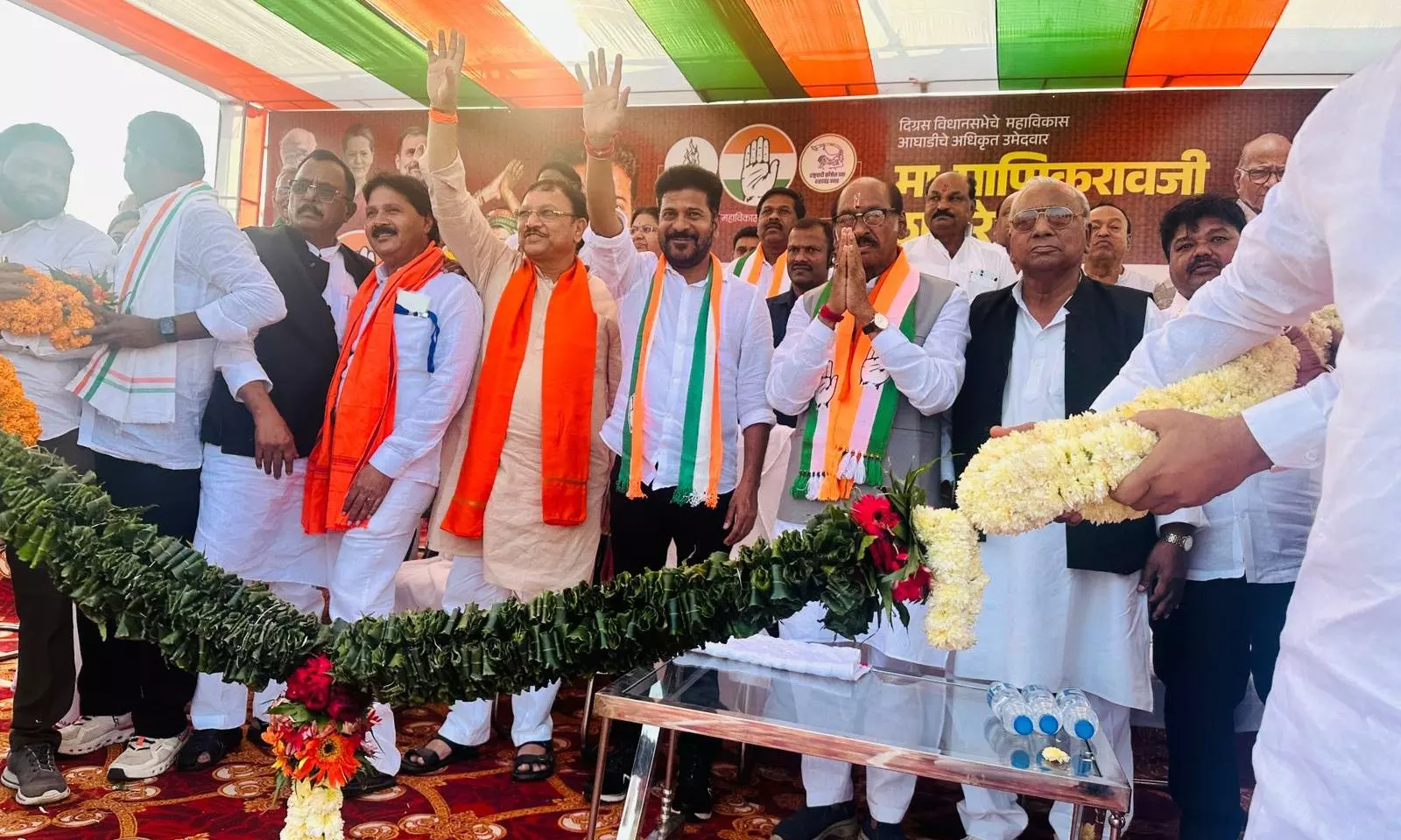 Revanth to Leave Today for Maha Campaign Revanth to Leave Today for Maha Campaign