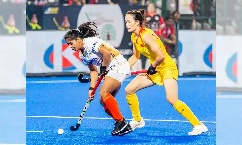 India beat higher-ranked China 3-0 to qualify for semifinals of womens ACT hockey