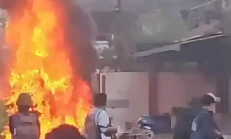 4 MLA homes set ablaze in Manipur, agitators target CMs house 4 MLA homes set ablaze in Manipur, agitators target CMs house