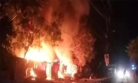 Madhya Pradesh: 3 shops gutted in fire in Chitrakoot, no casualties