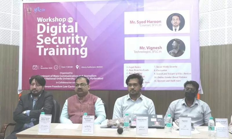 MANUU Holds Workshop on Digital Security MANUU Holds Workshop on Digital Security