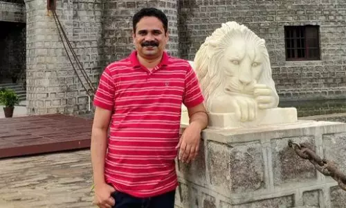 BRS social media activist detained by Hyderabad Police BRS social media activist detained by Hyderabad Police