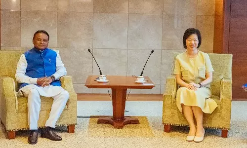 Odisha CM invites Singapore Deputy PM to attend mega business conclave Odisha CM invites Singapore Deputy PM to attend mega business conclave