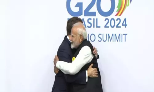 Matter of immense joy to meet my friend Macron, says Modi