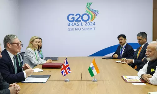 Modi meets world leaders in Brazil