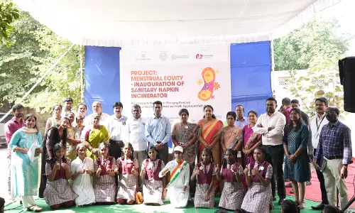 Collector Anudeep Durishetty Inaugurates Sanitary Incinerator in Azampura