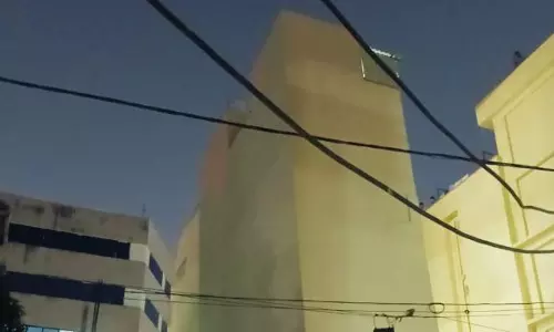 Residents evacuated from tilting building in Madhapur