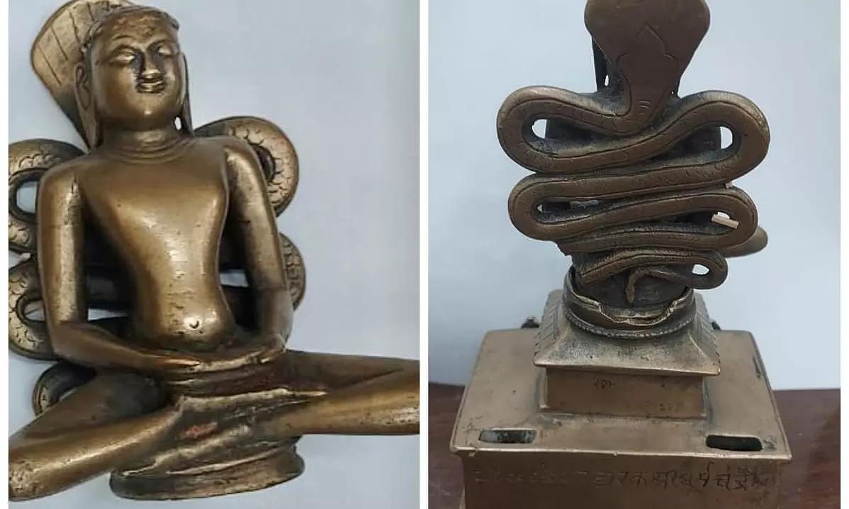 Andhra Pradesh: Jain Tirthankar inscription brought back from US