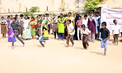 Telangana: Sports meet held for differently abled children