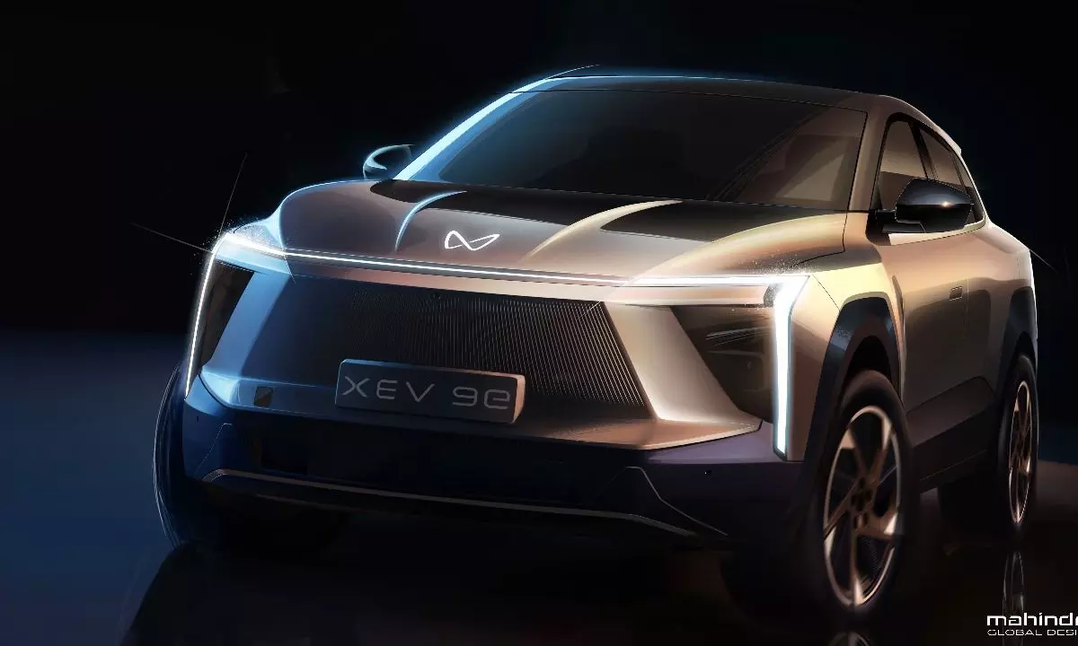 Design Sketches of New Mahindra XEV 9e and BE 6e Revealed
