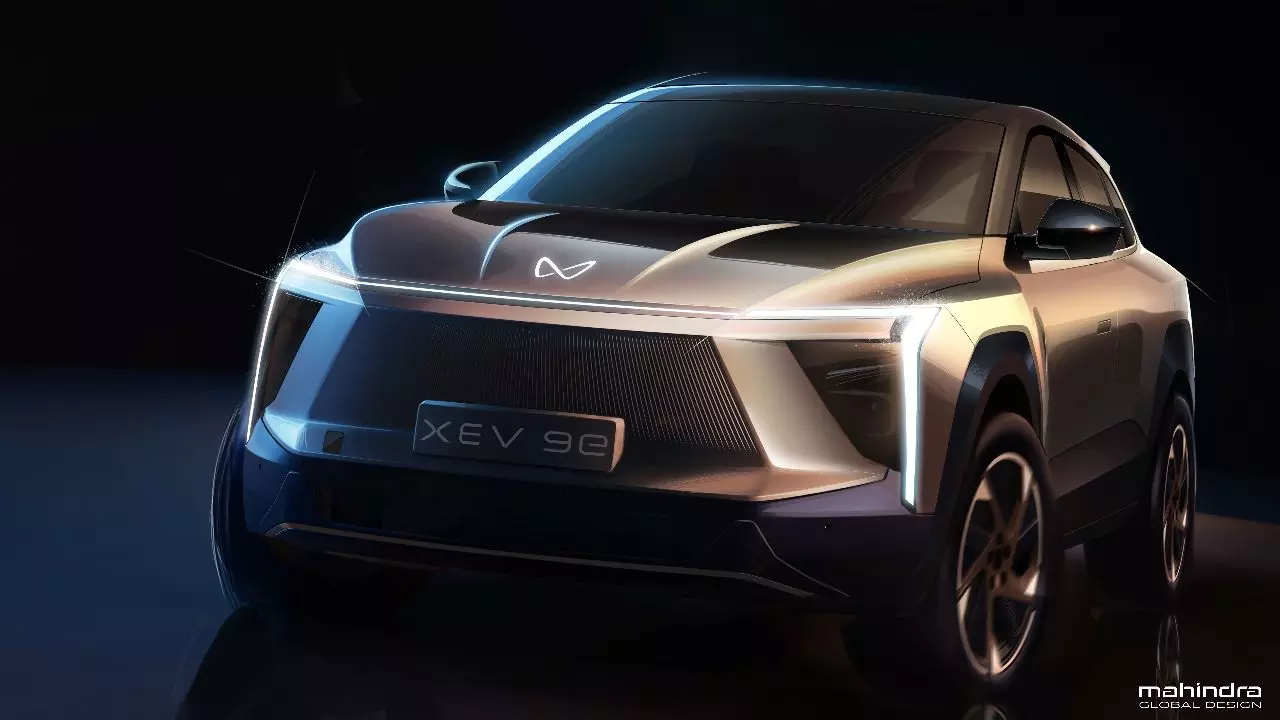 Design Sketches of New Mahindra XEV 9e and BE 6e Revealed Design Sketches of New Mahindra XEV 9e and BE 6e Revealed