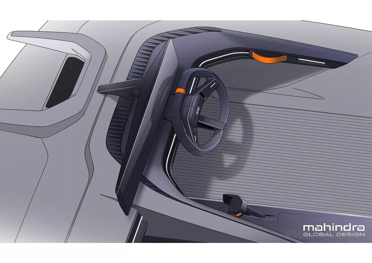 Design Sketches of New Mahindra XEV 9e and BE 6e Revealed Design Sketches of New Mahindra XEV 9e and BE 6e Revealed