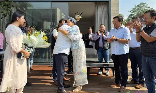 Meghalaya CMs wife Chandee wins Gambegre bypoll Meghalaya CMs wife Chandee wins Gambegre bypoll