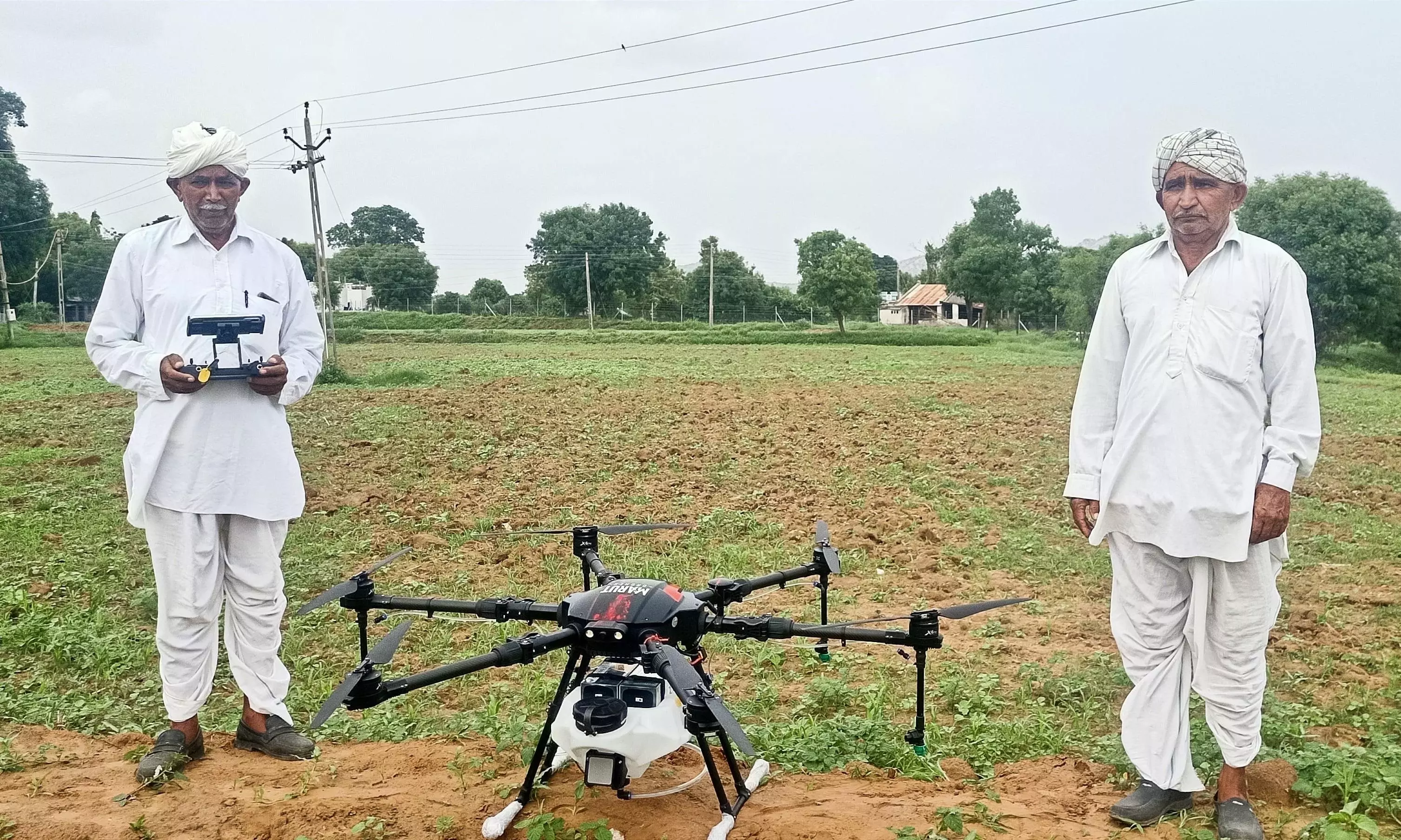 Drones Changing the Face of Farmlands in Telugu States Drones Changing the Face of Farmlands in Telugu States