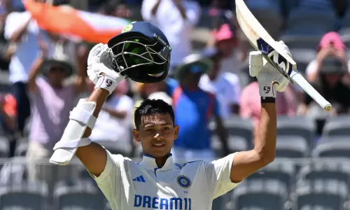 Jaiswal hits century for India against Australia