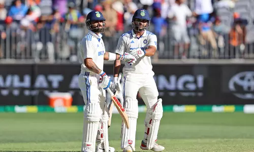 India 487-6 declared, set Australia 534 to win first test India 487-6 declared, set Australia 534 to win first test